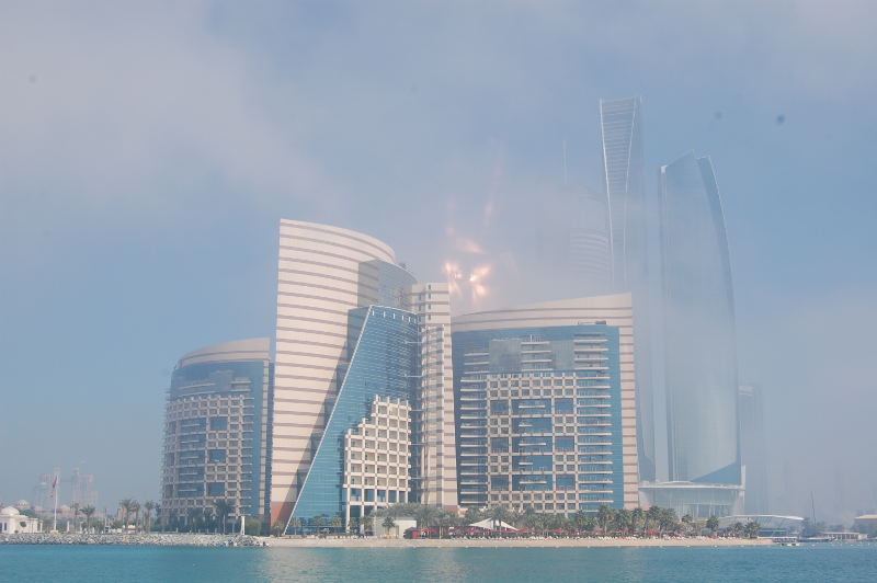 Abu Dhabi dans la brume climat 3