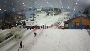 ski dubai vue en bas